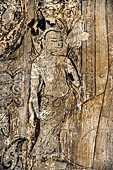 Bagan Myanmar. Mural paintings of the Thambula temple. 